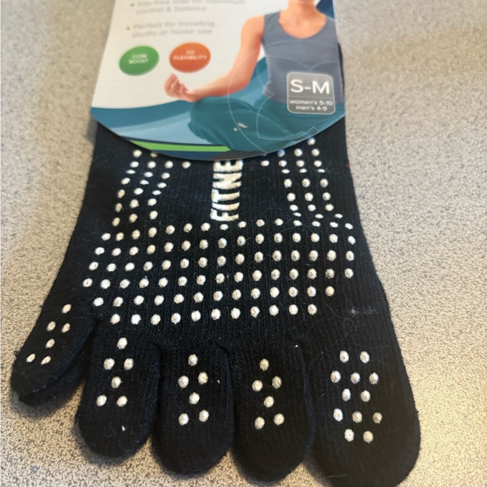 Black Yoga Socks